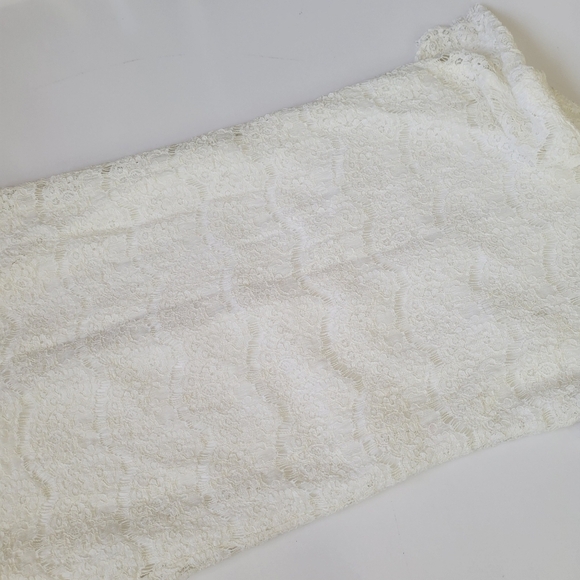 Lulu’s Take Me to Brunch Dress Lace Shift Scalloped Dress Medium - Picture 12 of 13